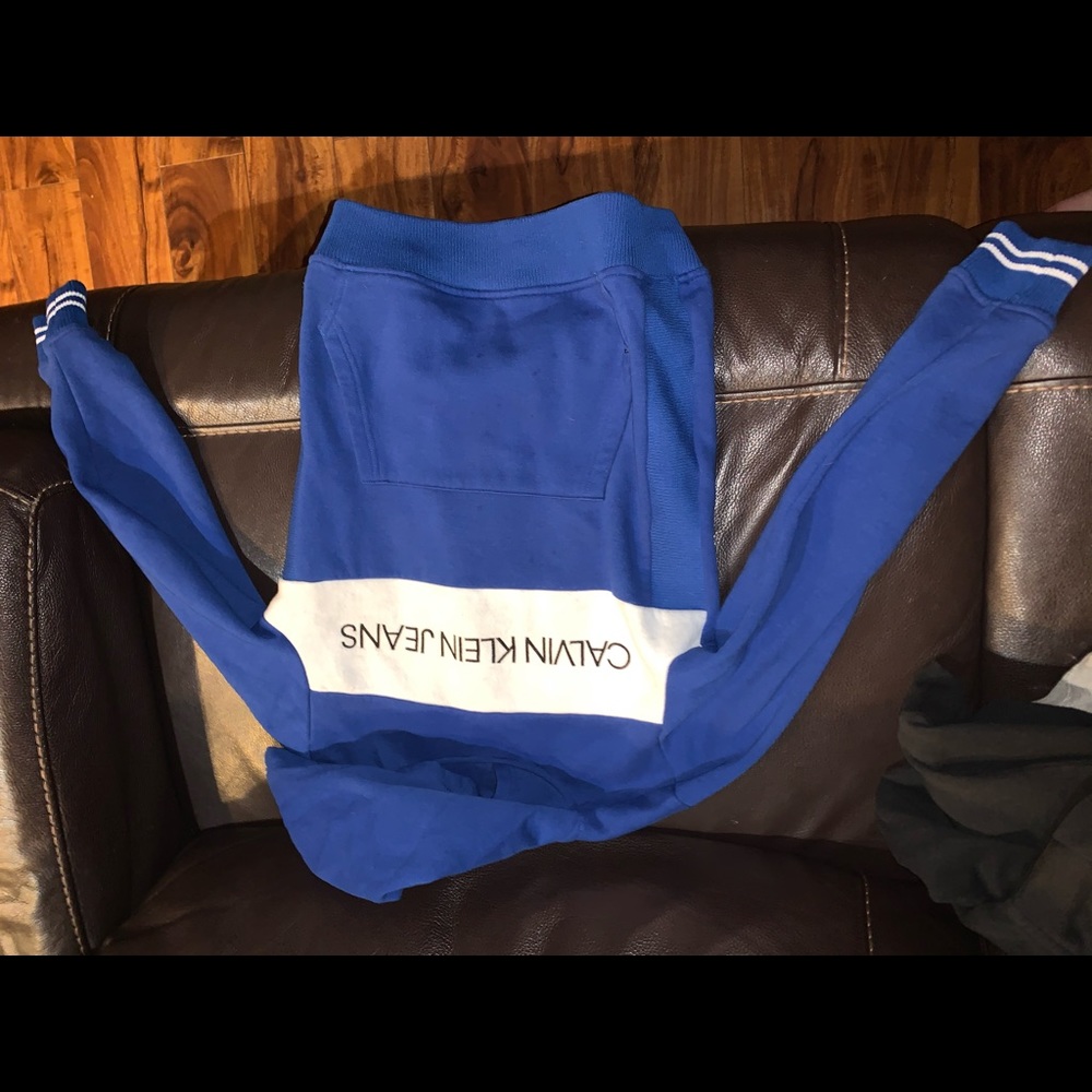 Calvin Klein blue hoodie